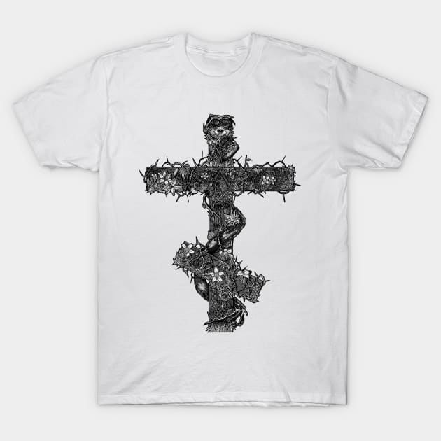 Cross T-Shirt by mayberus